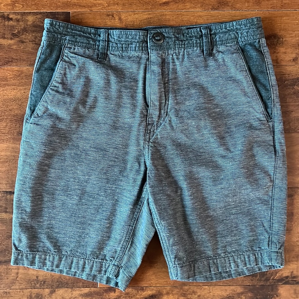 Volcom Men’s Flat Front Shorts - Size 30, Dark Gray Heather, EUC